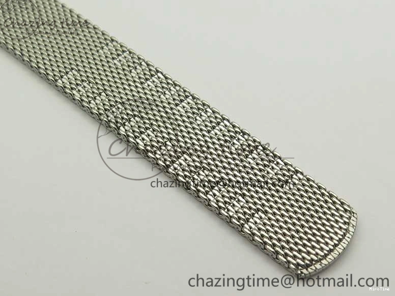 MIROTIME 0307 Portofino IW356501 SS V3 MK 1:1 Best Edition Blue Dial On SS Mesh Bracelet MIYOTA Timeless 7194